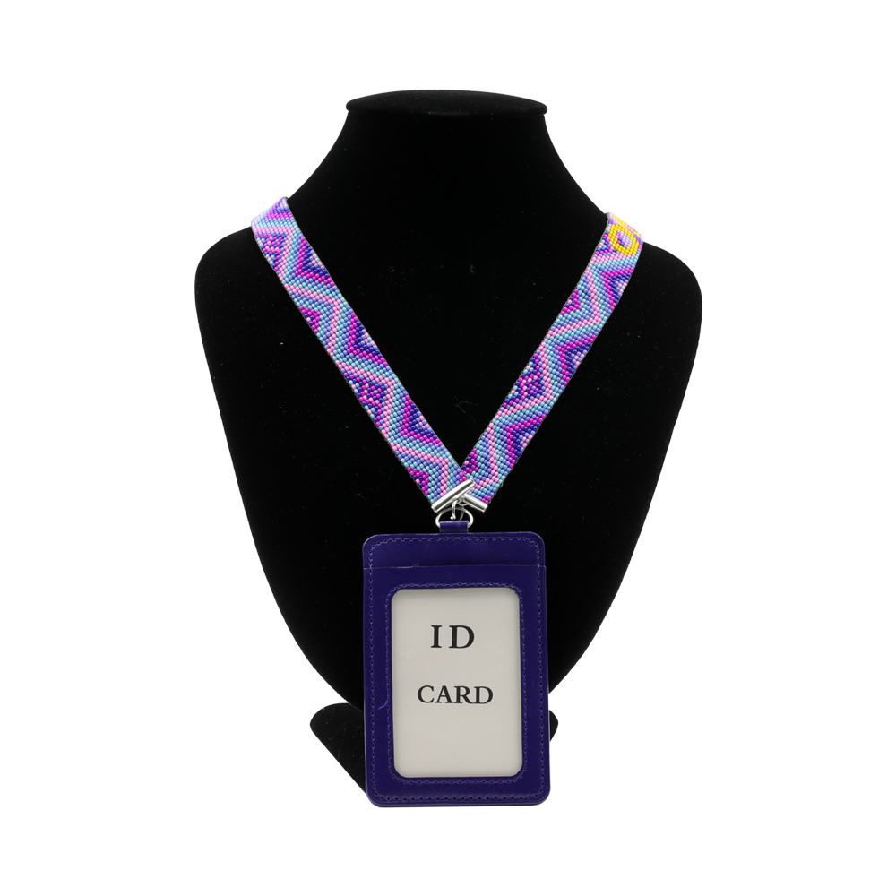 LANYARD AND CARD HOLDER | SARAWAK BEADS