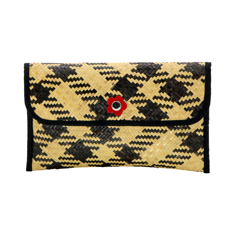 RATTAN WEAVING CLUTCH BAG