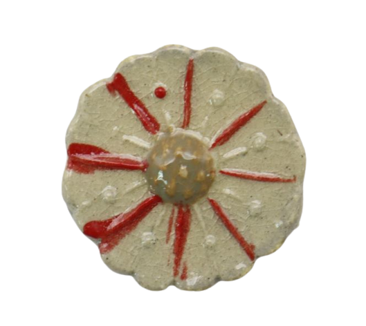 CERAMIC BROOCH