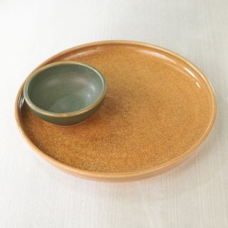 (SET) PINGGAN SERAMIK + MANGKUK SAMBAL SERAMIK