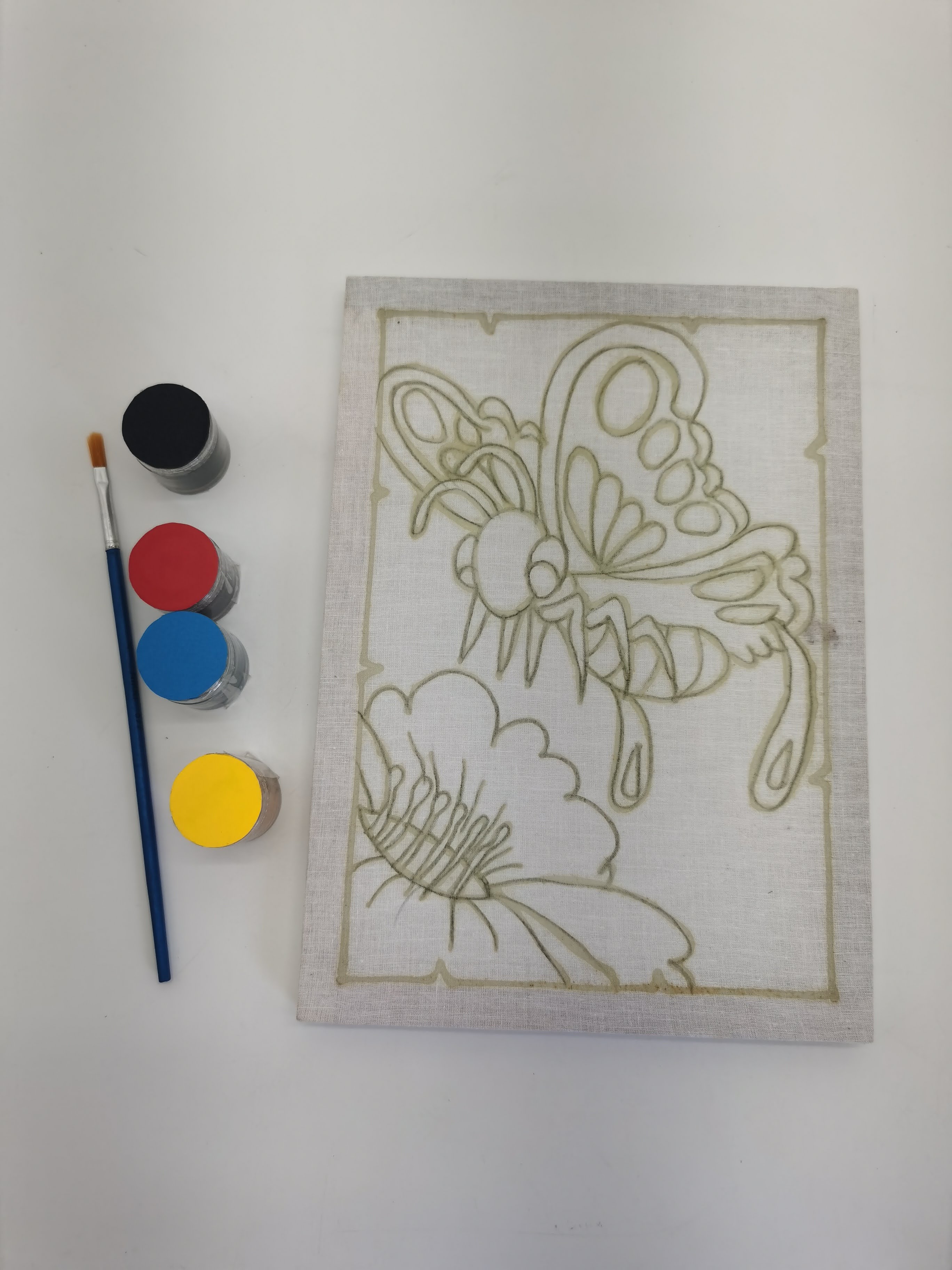 SET LUKISAN BATIK (MOTIF - RAMA-RAMA)