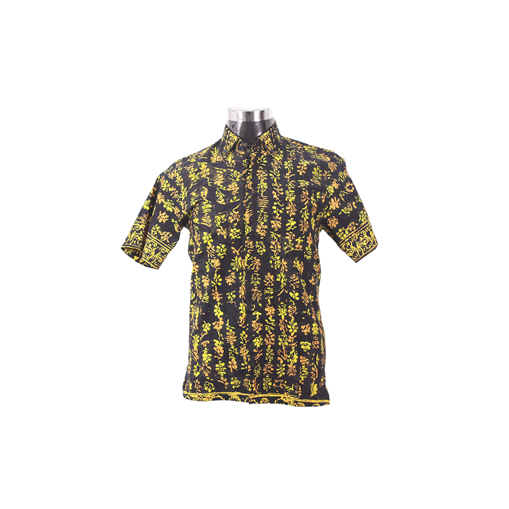 KEMEJA BATIK LELAKI  COTTON LENGAN PENDEK