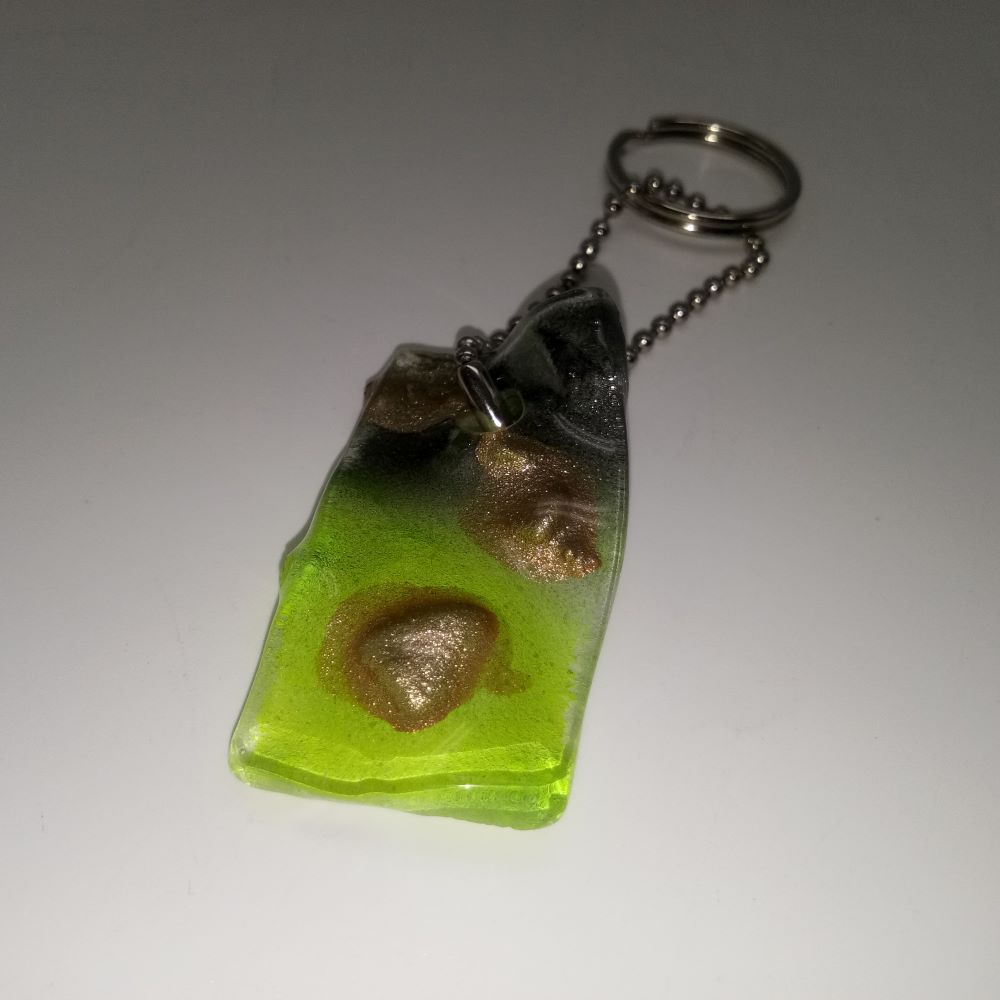 GLASS KEYCHAIAN