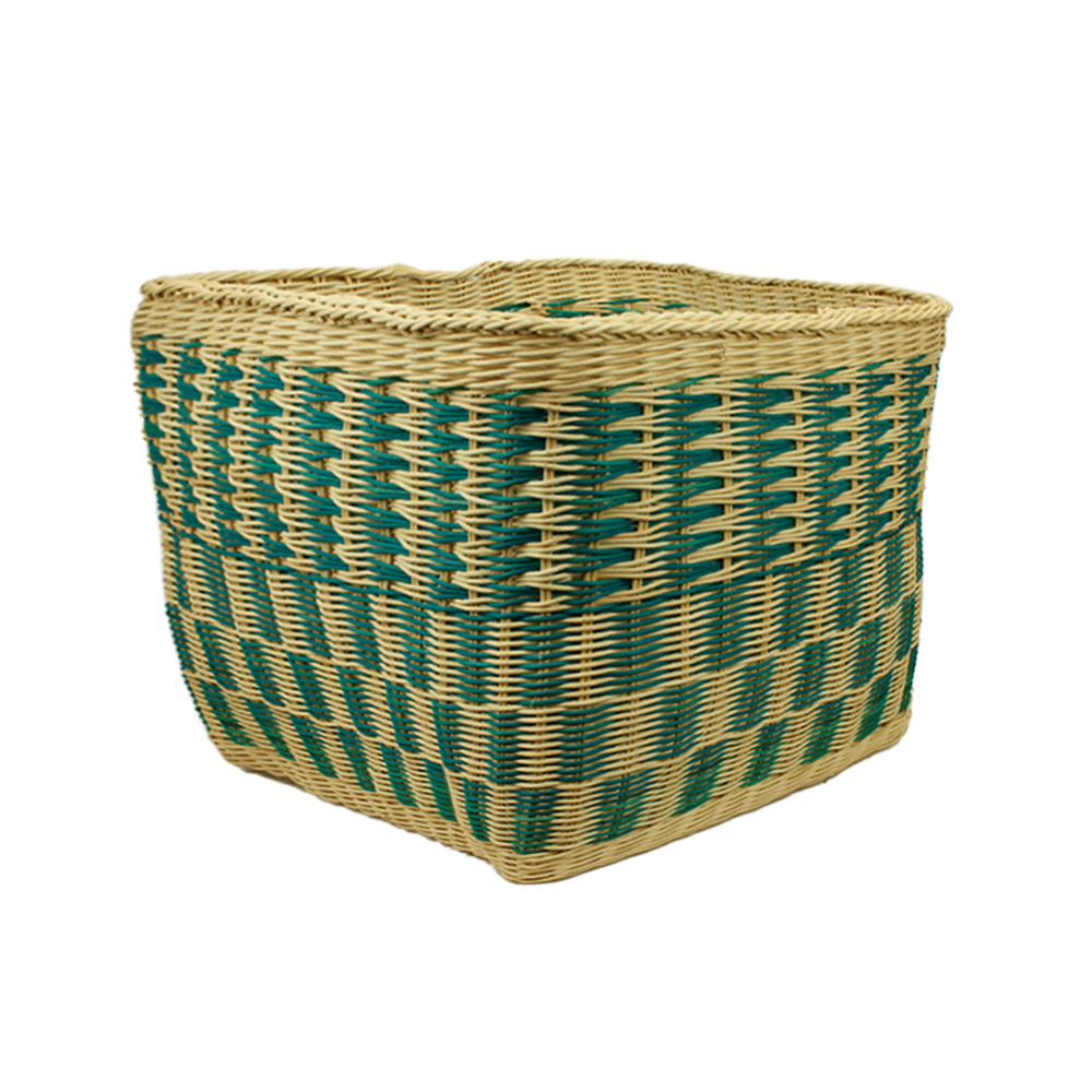 (PRE-ORDER) BAKUL DOBI ROTAN PETAK (SEDANG)