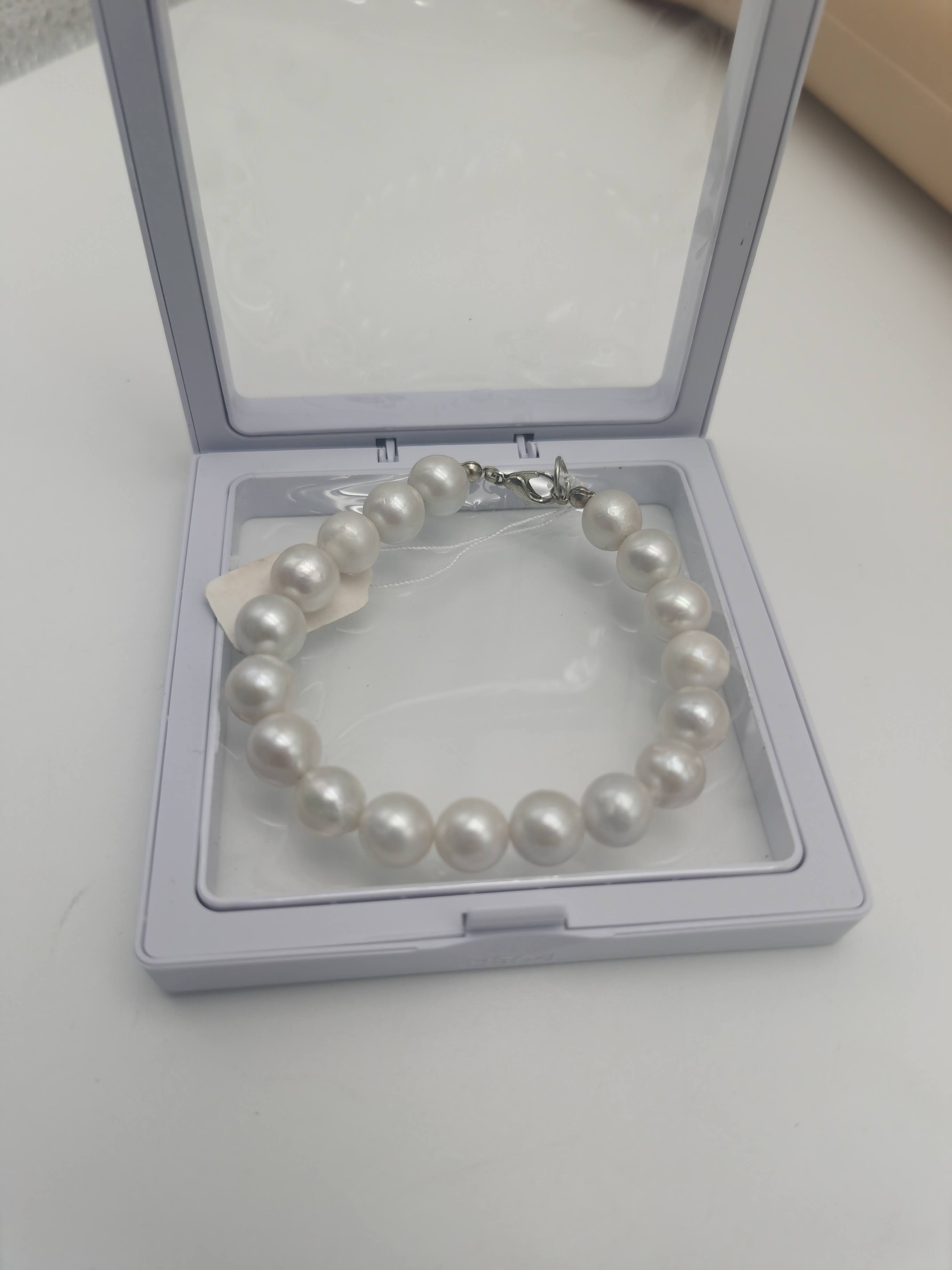 GELANG MUTIARA PUTIH (10MM)