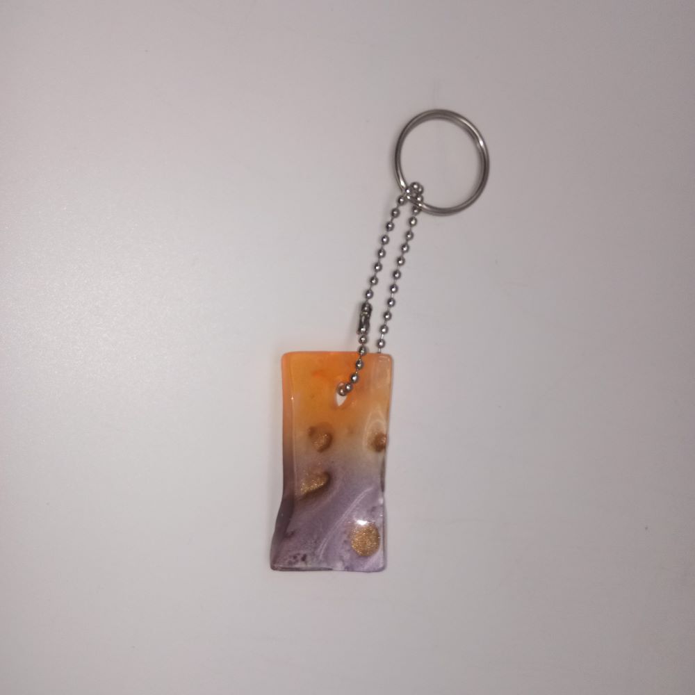 GLASS KEYCHAIAN