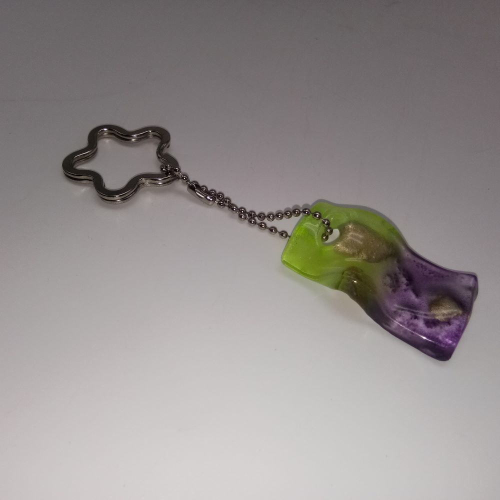 GLASS KEYCHAIAN