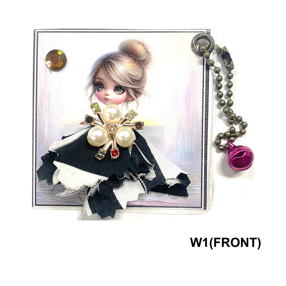 BATIK ALPHABET KEYCHAIN - W