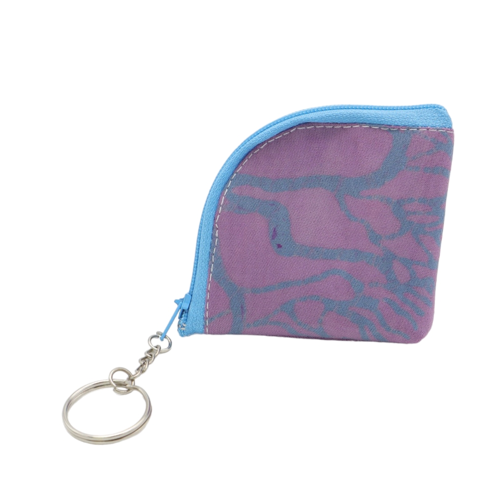 (PRE-ORDER) SHELL POUCH KEYCHAIN (BATIK)