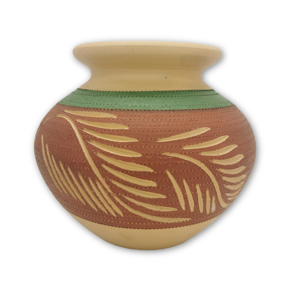 ( PRE ORDER ) PASU HIASAN SERAMIK TERRACOTTA BERWARNA