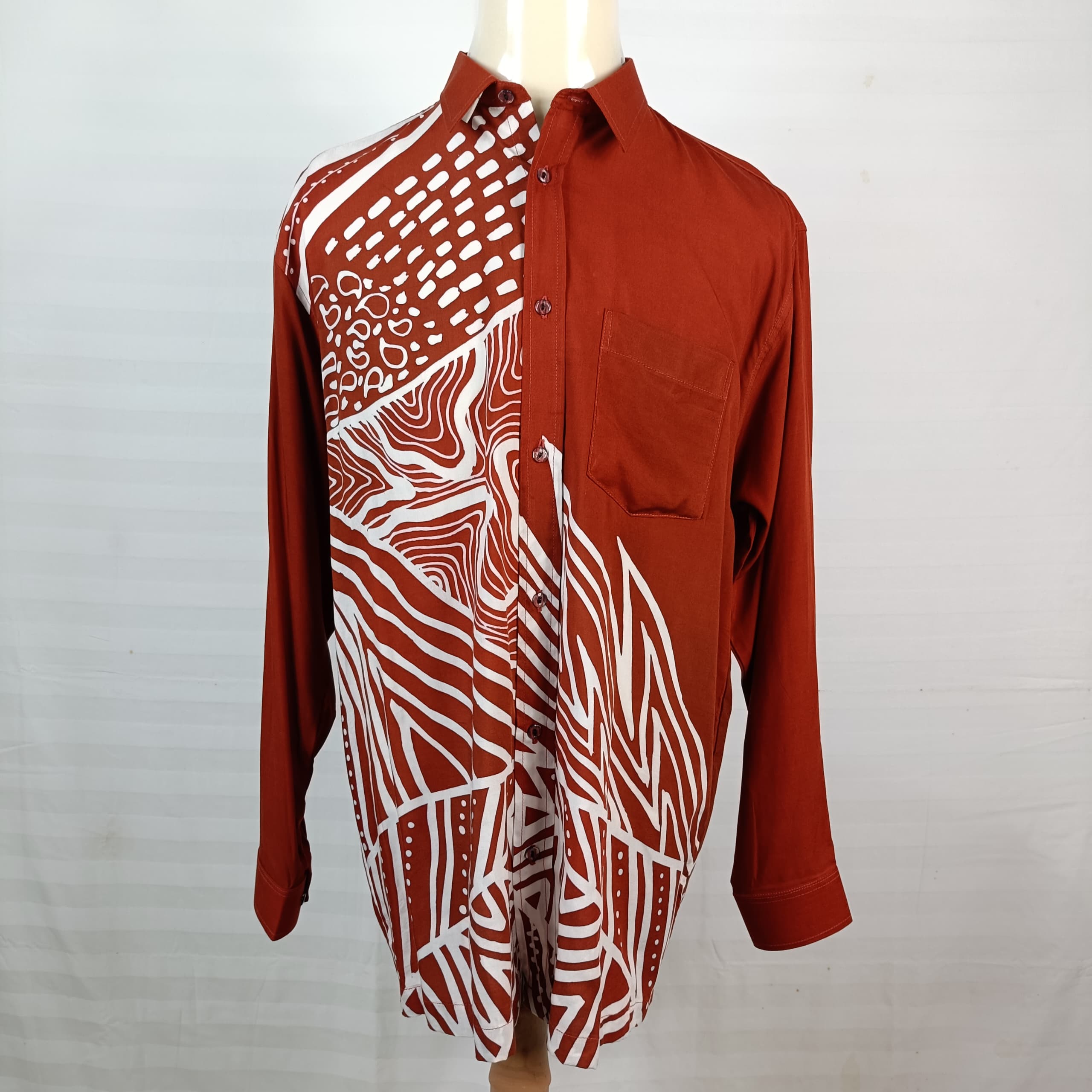 LONG SLEEVE BATIK MEN SHIRT
