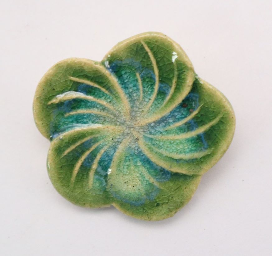 CERAMIC BROOCH