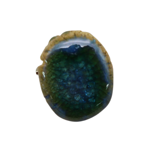 CERAMIC BROOCH
