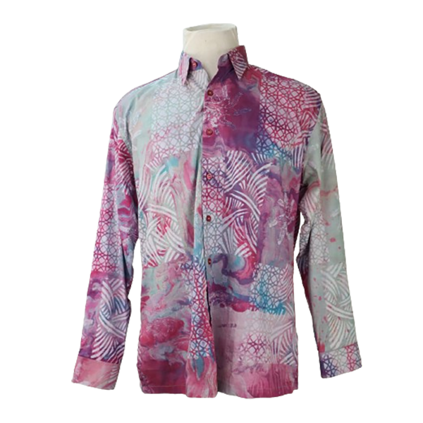 MEN'S LONG SLEEVE BATIK SHIRT