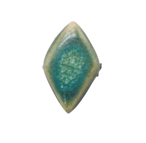 CERAMIC BROOCH