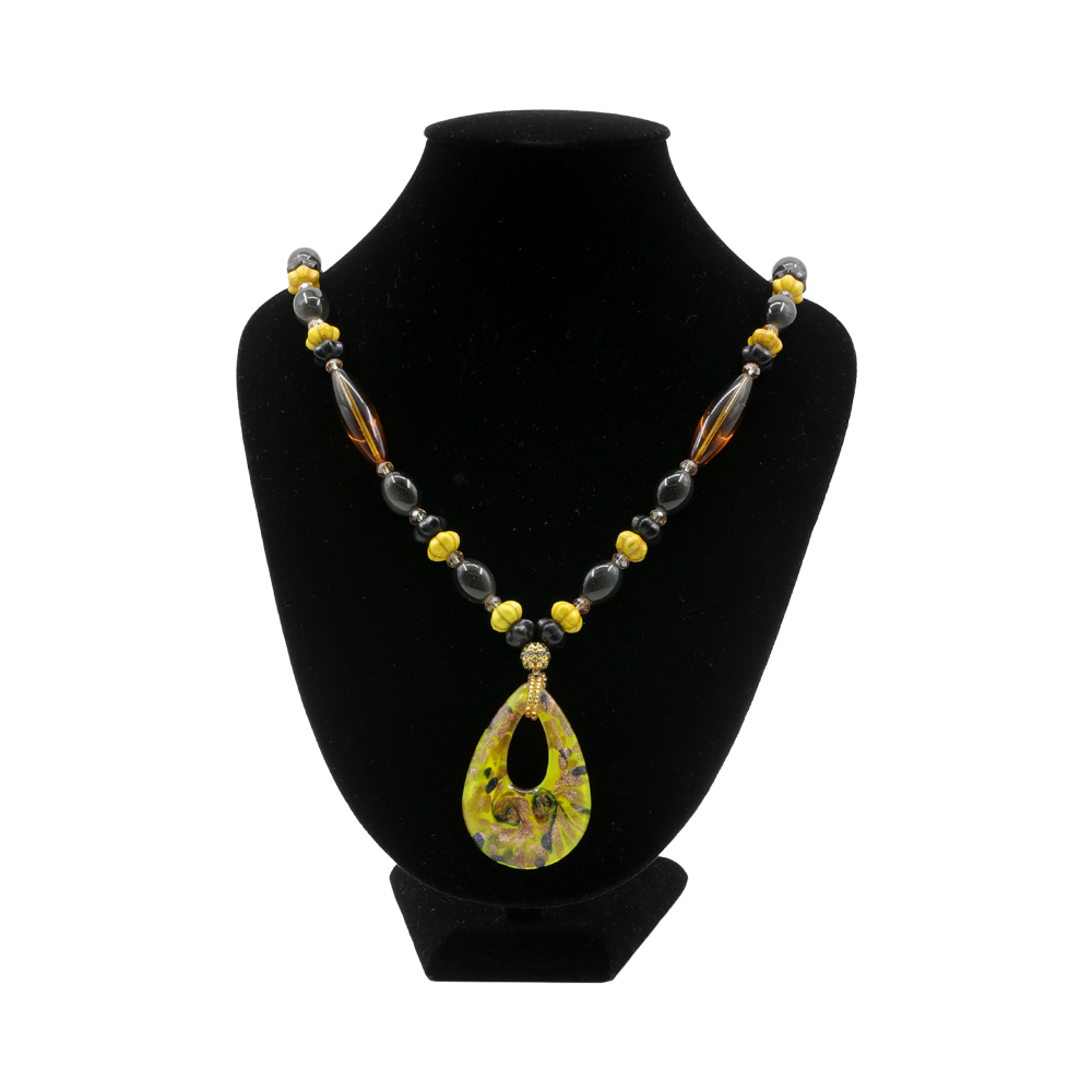 RANTAI AMELIA YELLOW PENDANT GLASS