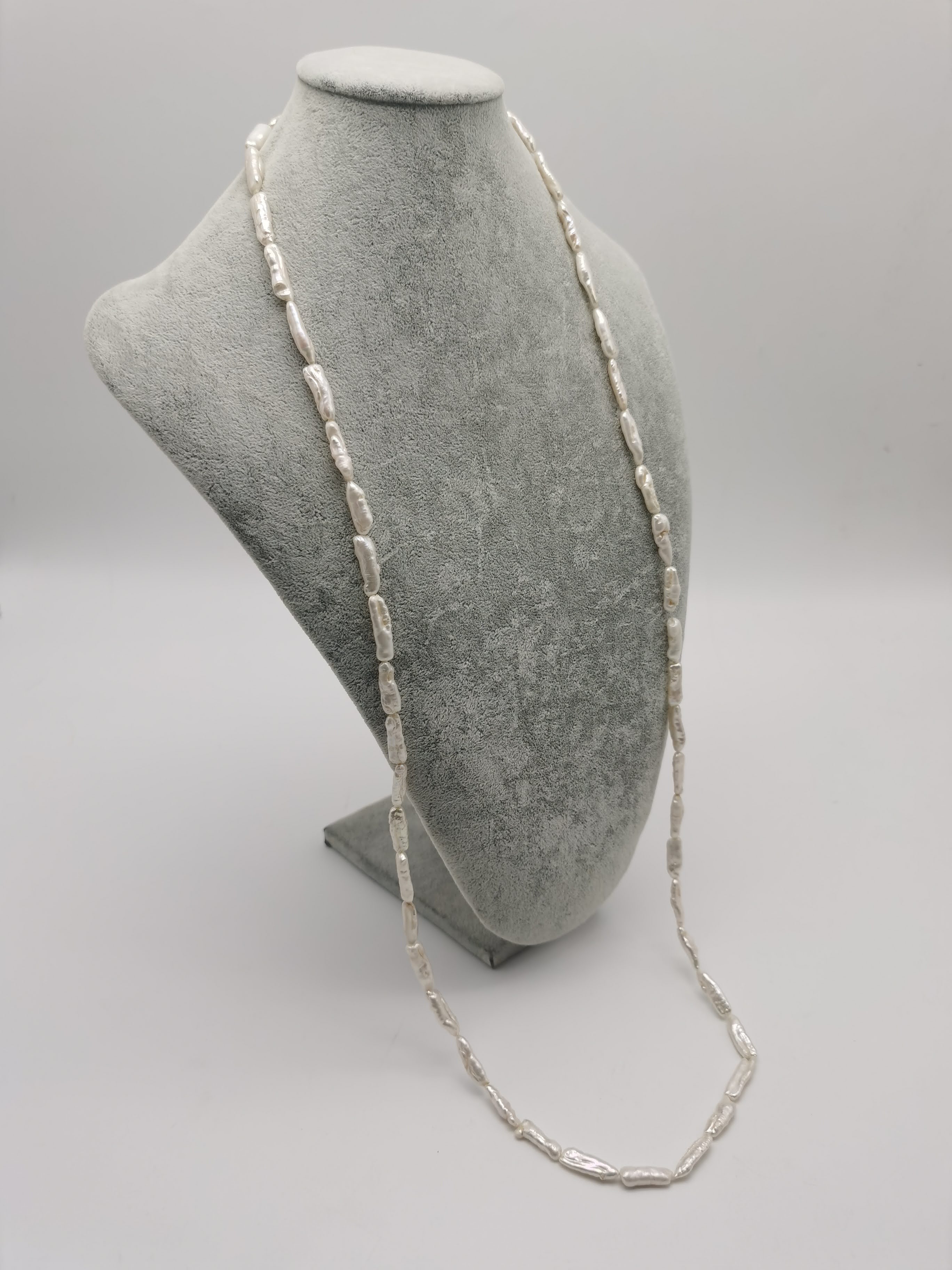 RANTAI BIWA PEARL WHITE PANJANG