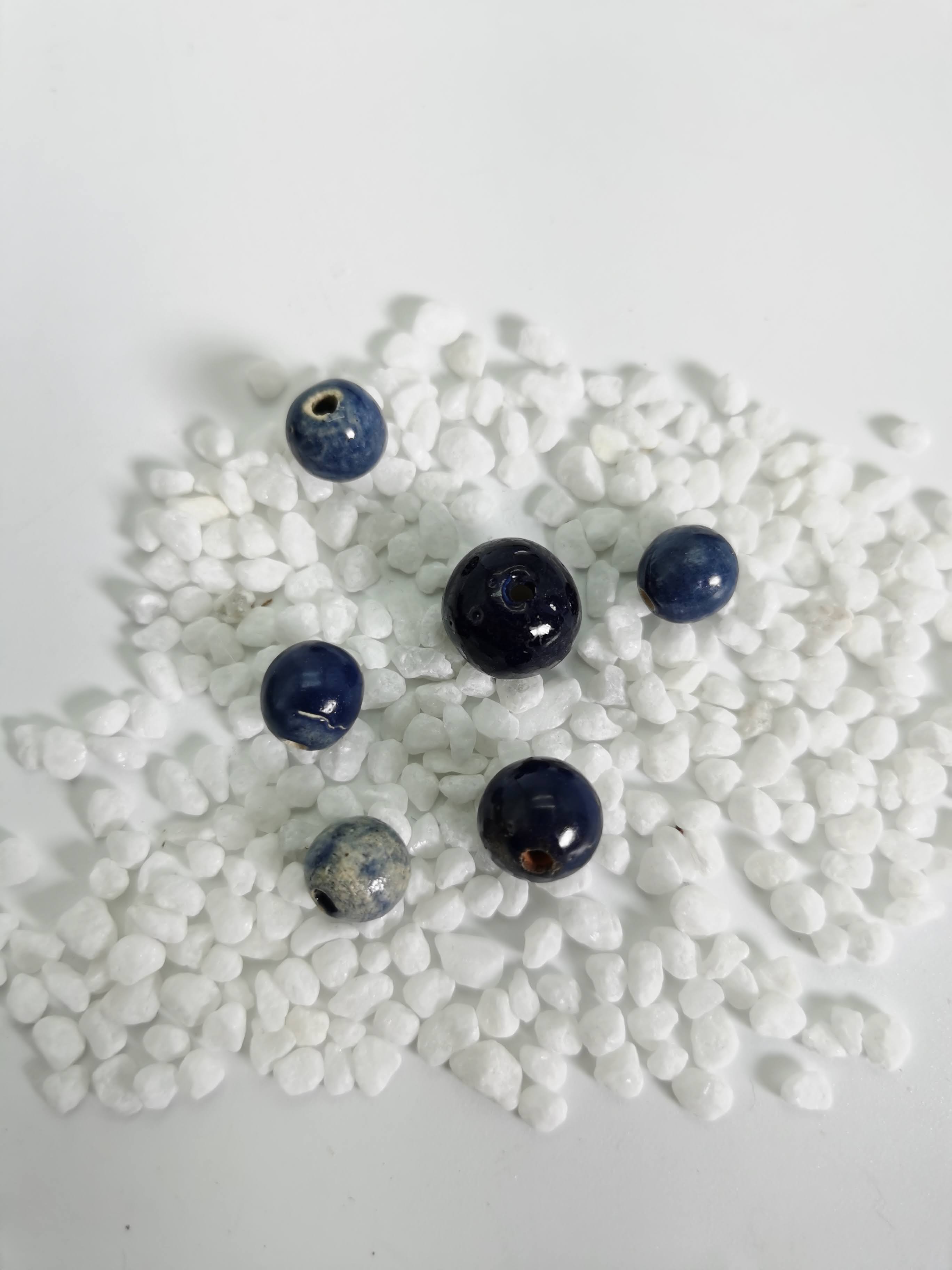 TRUE BLUE CERAMIC BEADS