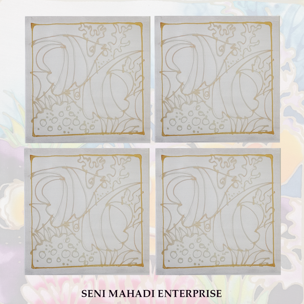 (120) BATIK KIT DIY IKAN 1  (COMBO 4)