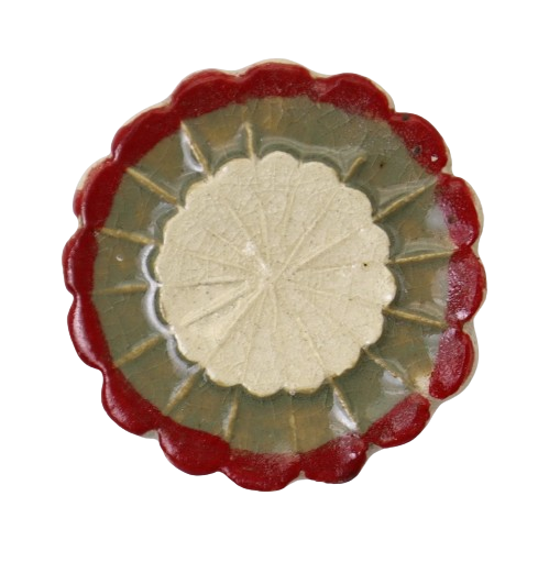 CERAMIC BROOCH