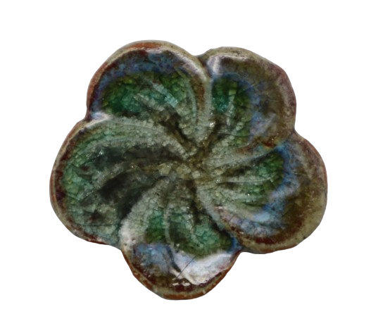 CERAMIC BROOCH