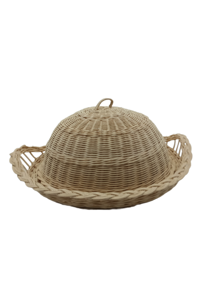 (PRE ORDER)TALAM MAKANAN BERSAMA TUDUNG SAJI  ROTAN