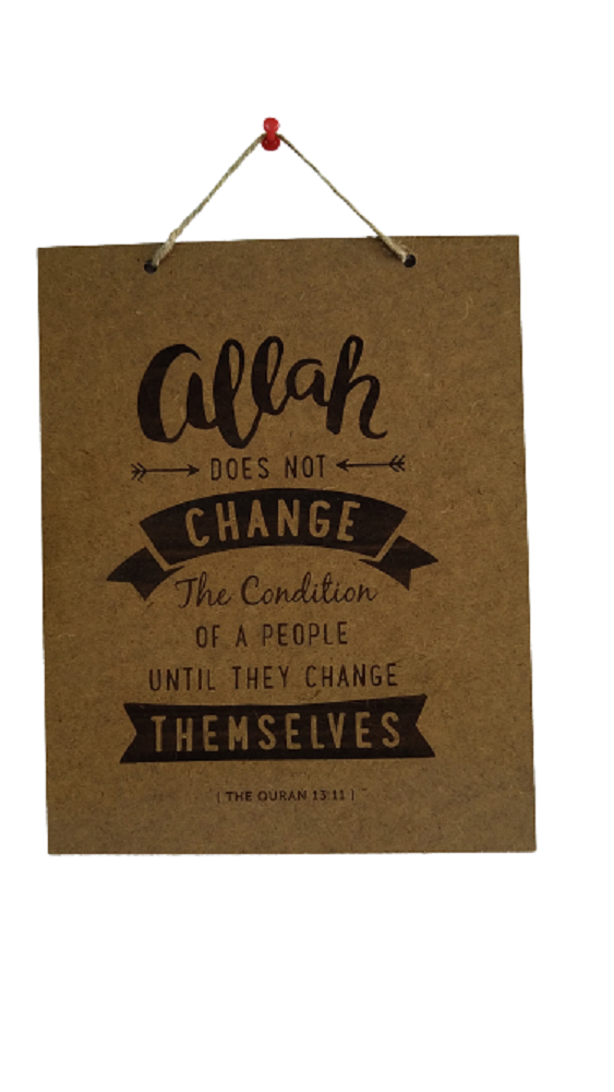 MOTIVATION TEXT LASER CUT