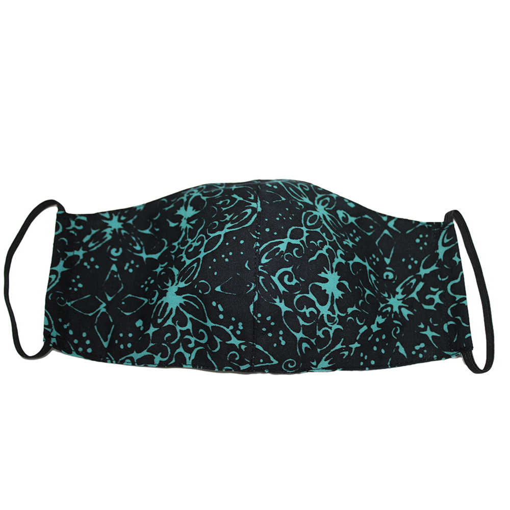 BATIK FACE MASK WITH FILTER (D)