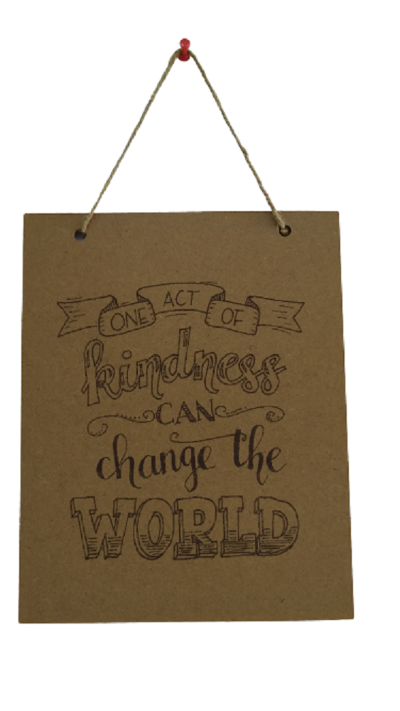 MOTIVATION TEXT LASER CUT