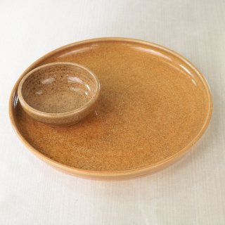 (SET) PINGGAN SERAMIK + MANGKUK SAMBAL SERAMIK