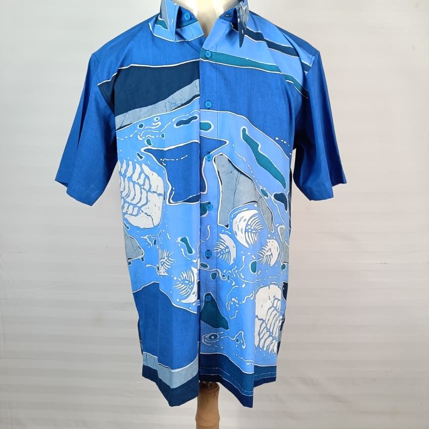 SHORT SLEEVE BATIK MEN SHIRT