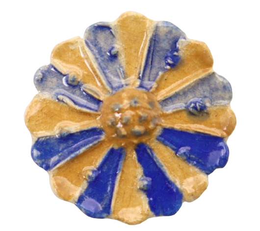 CERAMIC BROOCH