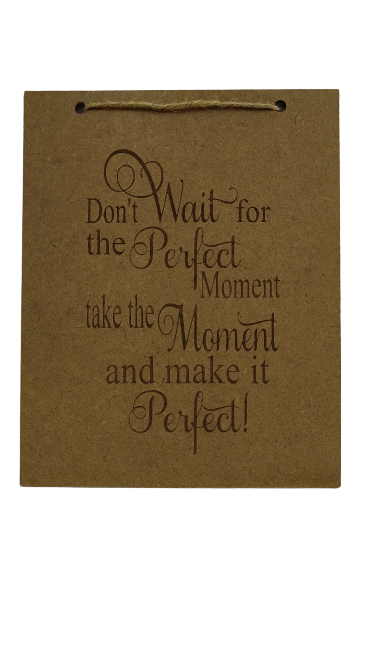 MOTIVATION TEXT LASER CUT