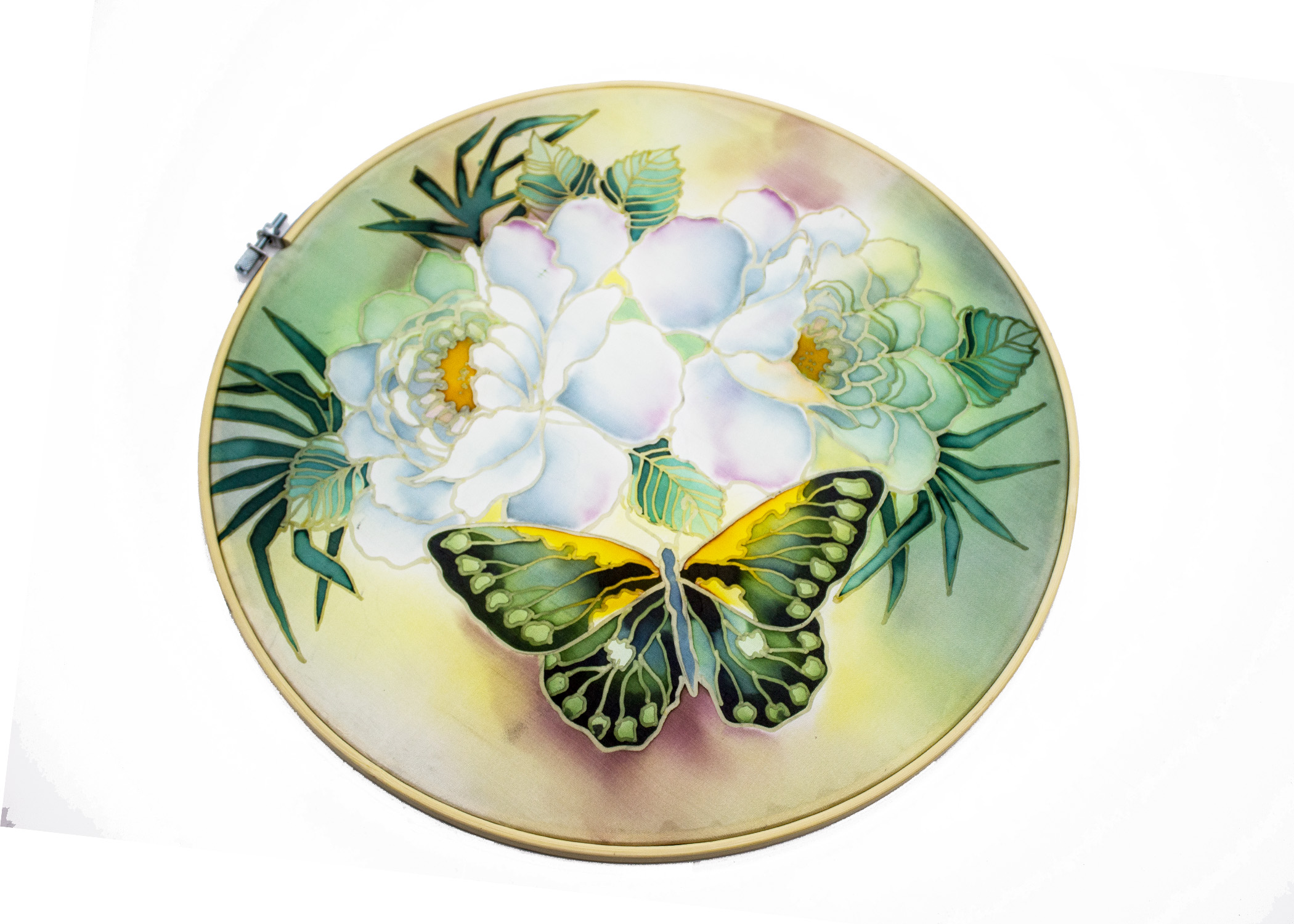 CATAN BATIK RAMA DAN ORKID PUTIH