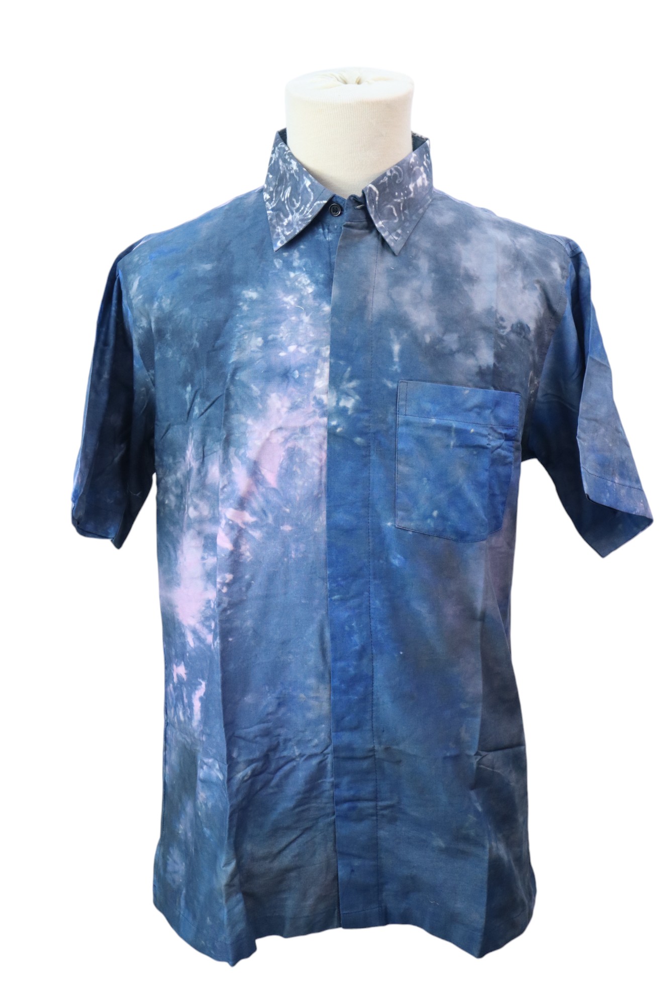 KEMEJA BATIK LELAKI COTTON LENGAN PENDEK