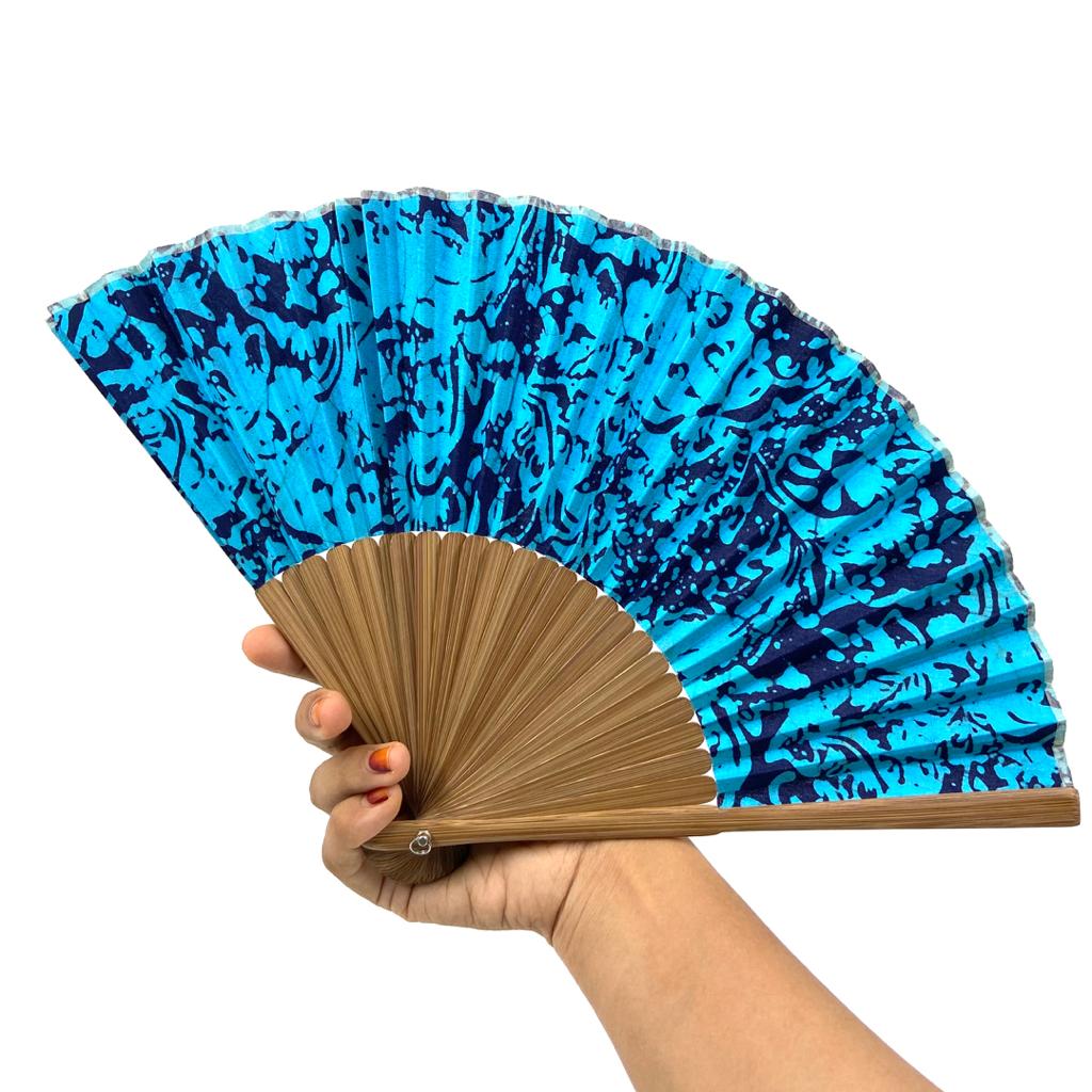 BATIK JAPANESE HAND FAN