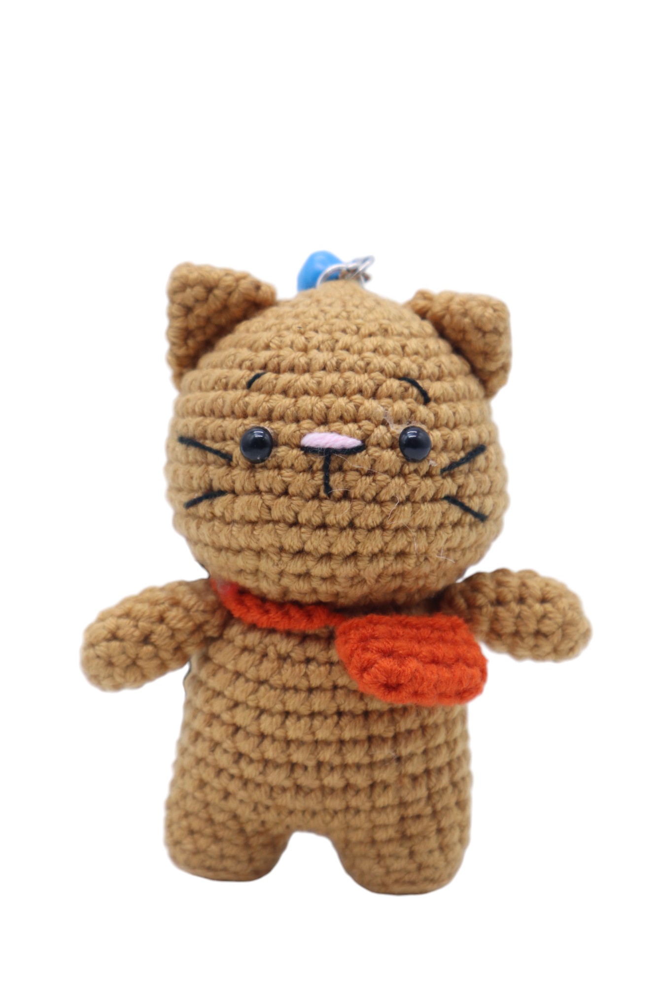 CUTE CAT KEY -CHAIN (COFFEE)