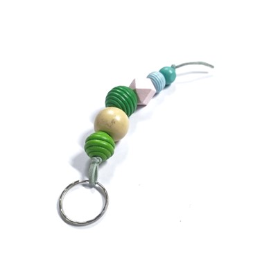 BEADED KEYCHAIN