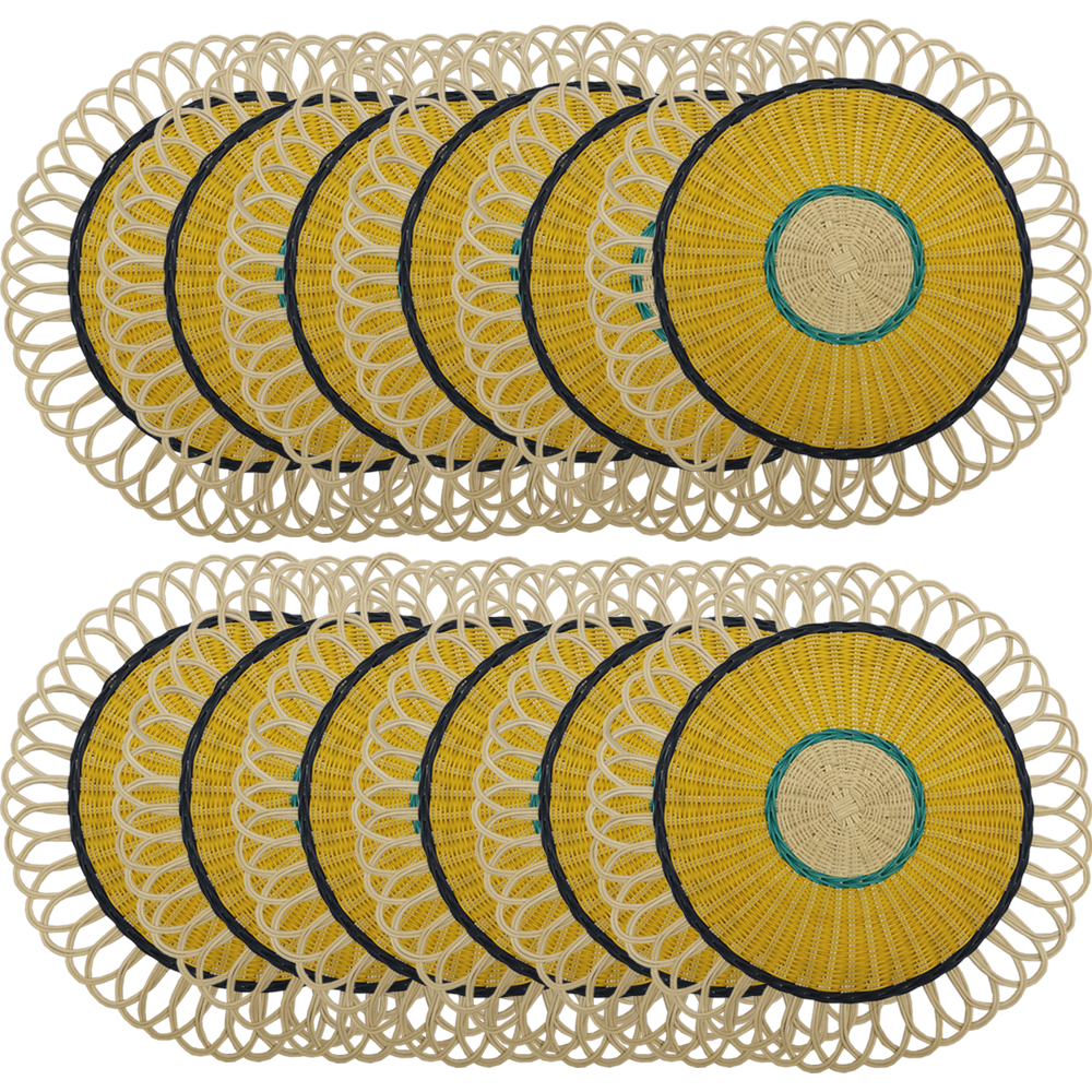 (PRE-ORDER 120) PELAPIK PINGGAN / PLACEMAT (SET 12)