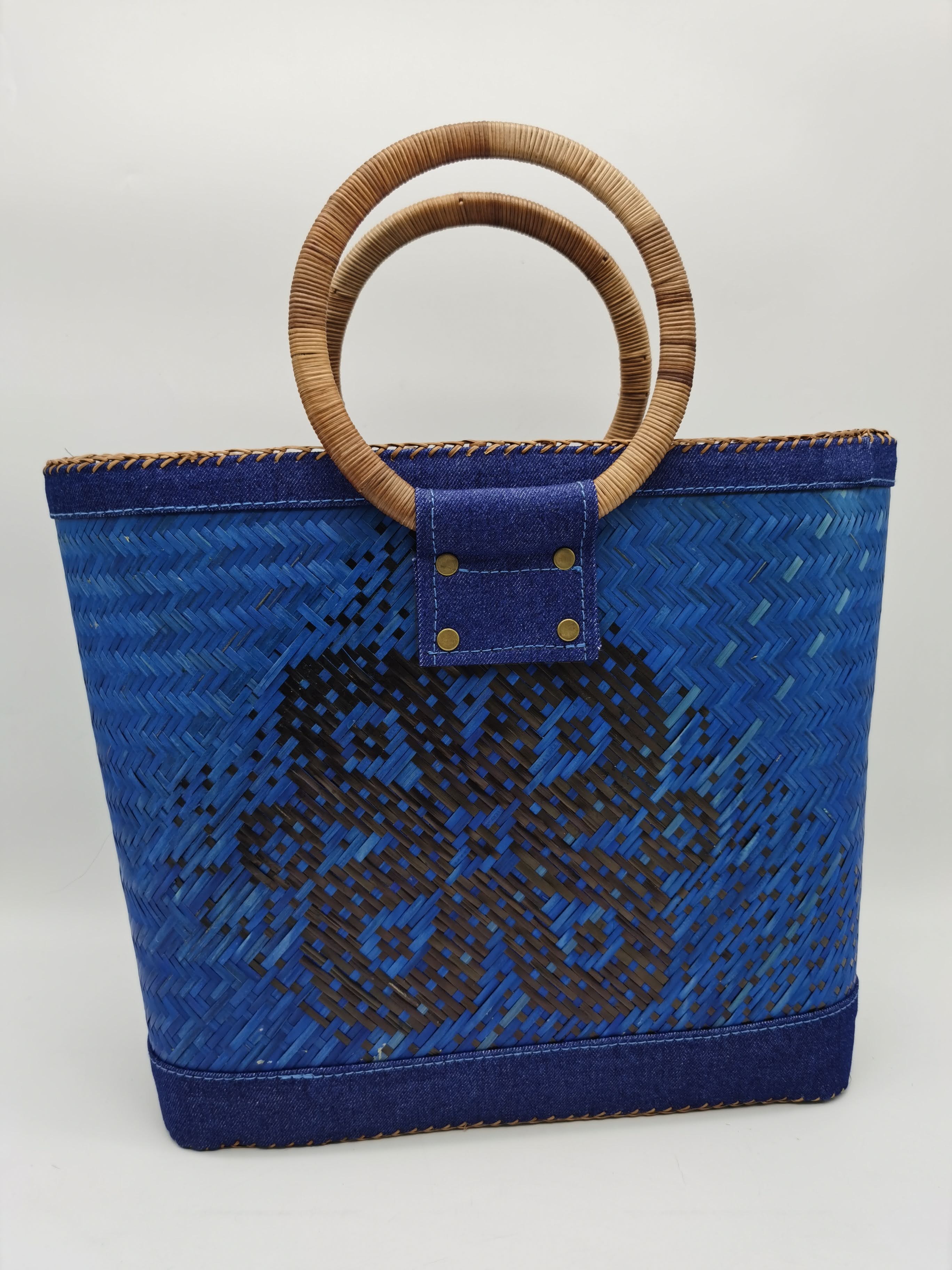 BLUE TOTE BAG