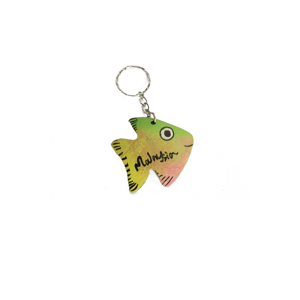 Coconut Shell Keychain