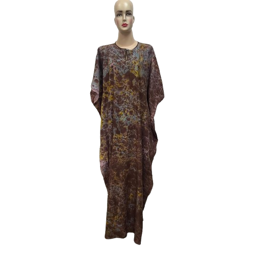 TIE AND DYE BATIK CAFTAN