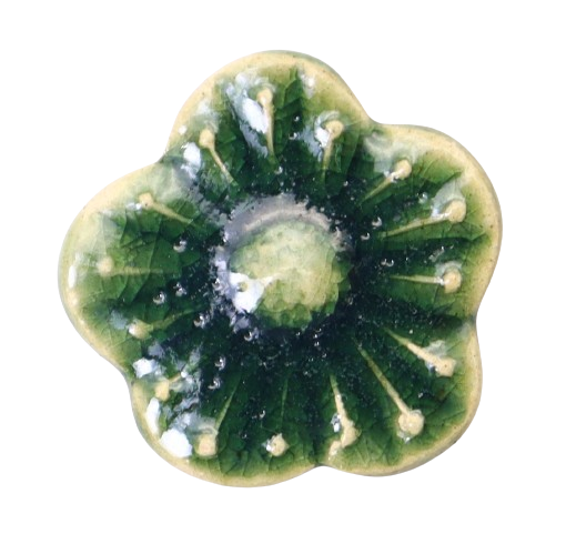 CERAMIC BROOCH