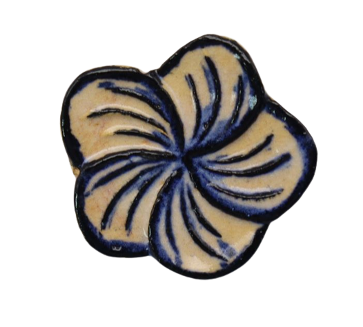 CERAMIC BROOCH