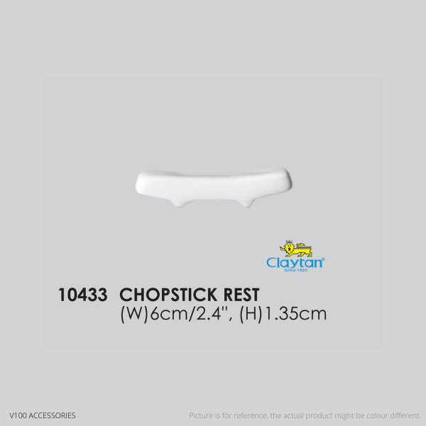 CHOPSTICK REST PLAIN WHITE - 10433