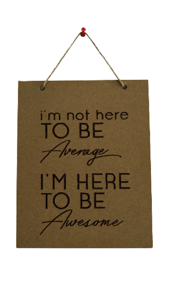 MOTIVATION TEXT LASER CUT