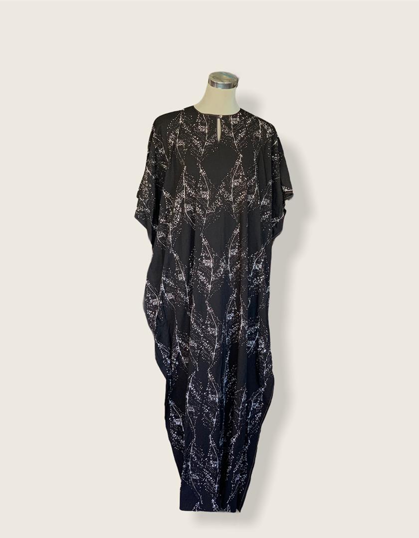 KAFTAN TIDUR BATIK BLOK (FULL DESIGN)