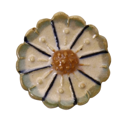 CERAMIC BROOCH