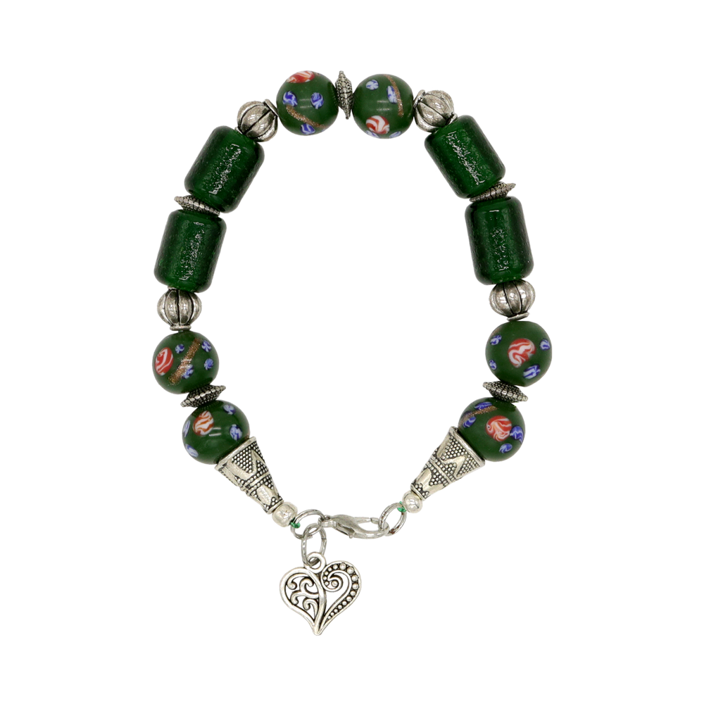 SET OF BRACELET AND EARRINGS | SARAWAK BEADS KELUM