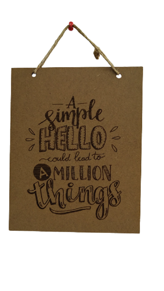 MOTIVATION TEXT LASER CUT